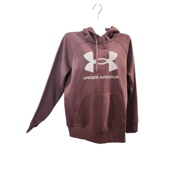 Under Armour Womens Rival Fleece Big Logo Hoodie SIZE XS - Picture 4 of 7